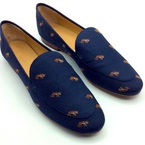 Banana Republic Navy Tiger Loafers